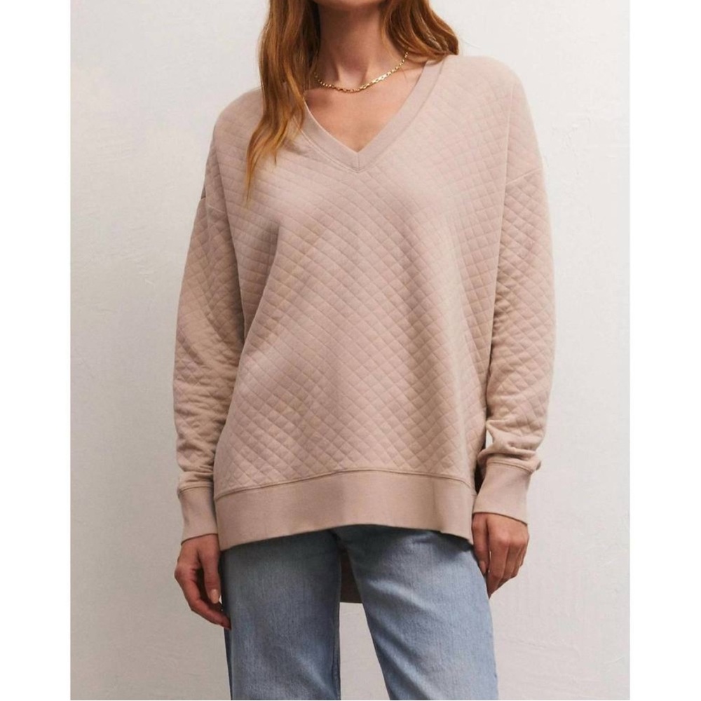Z Supply Quilted V Neck Weekender